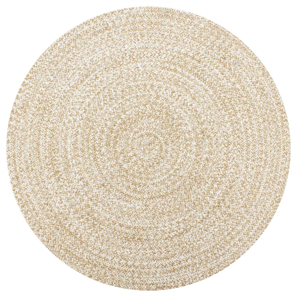Vloerkleed Handgemaakt Jute En Naturel