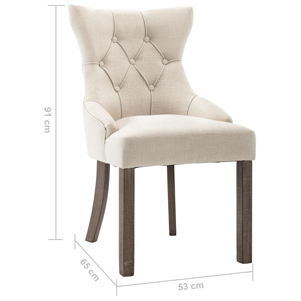 Eetkamerstoelen Stof
