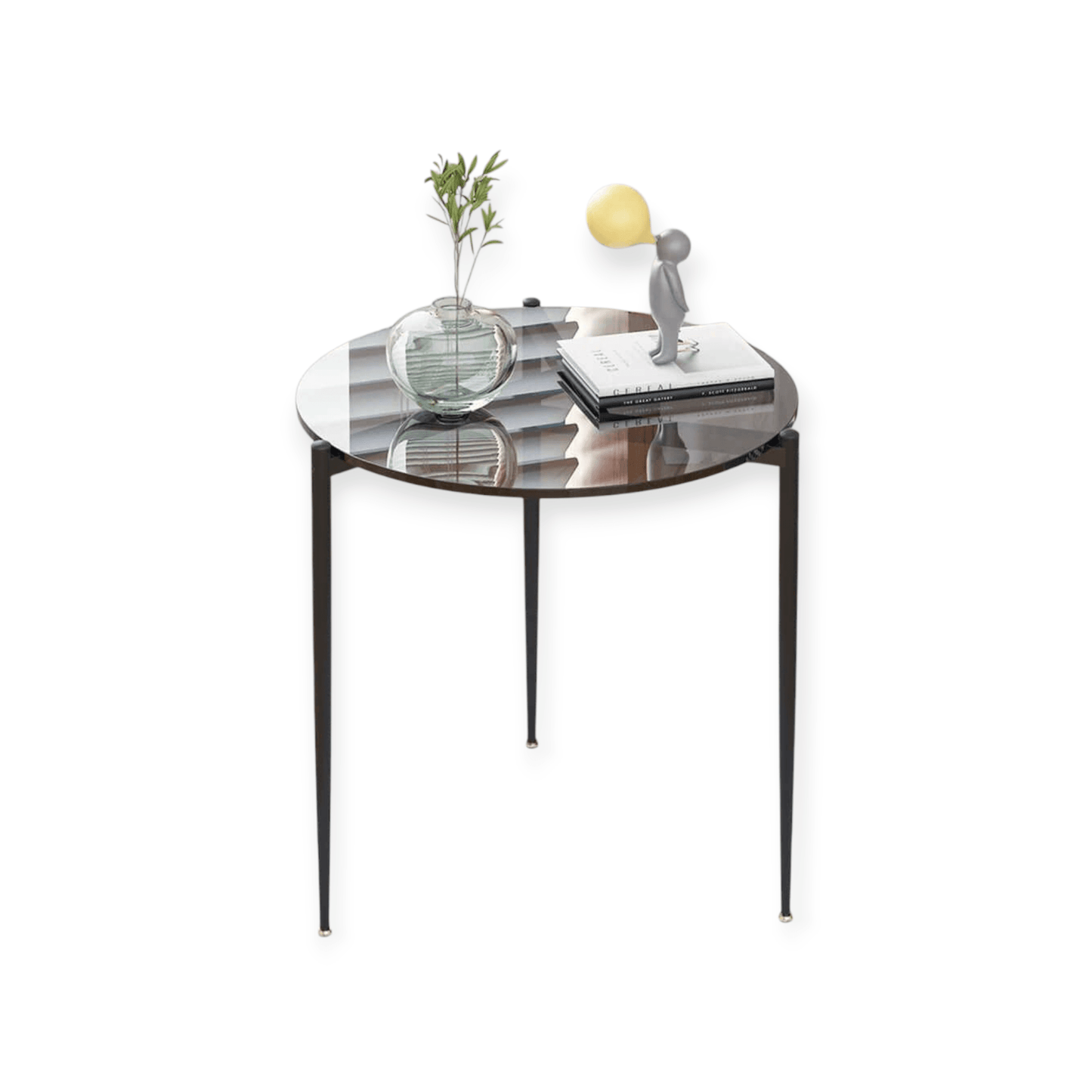 Modern Glass Side Table - Novatrends