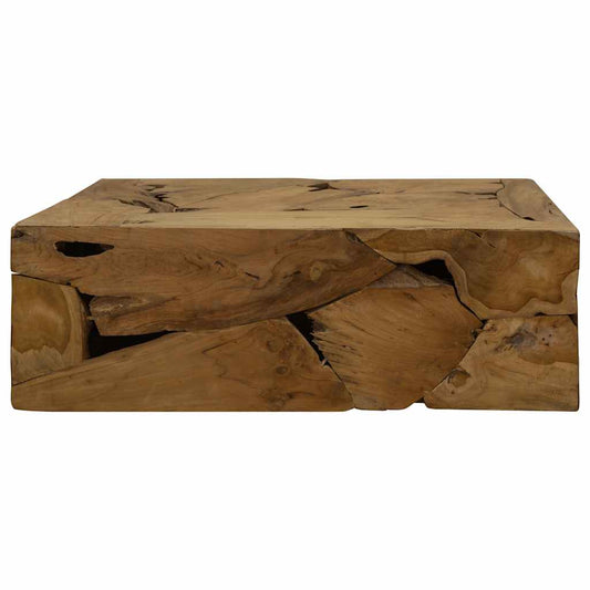Salontafel 90X50X30 Cm Echt Teakhout Bruin