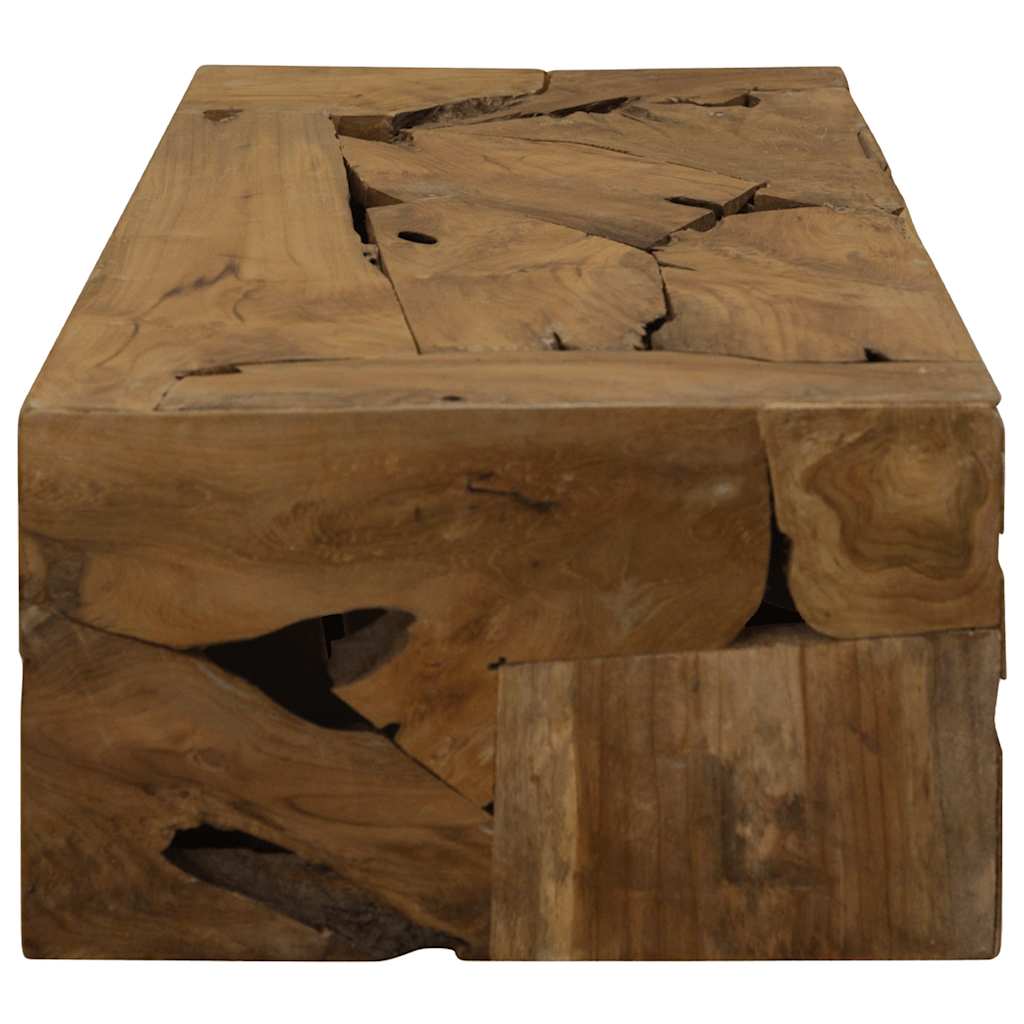 Salontafel 90X50X30 Cm Echt Teakhout Bruin