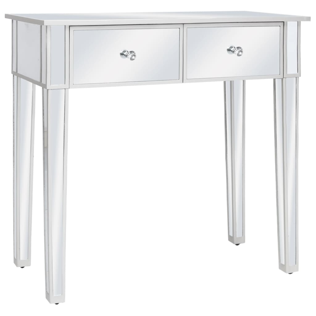 Kaptafel Gespiegeld Met Kruk Mdf En Glas