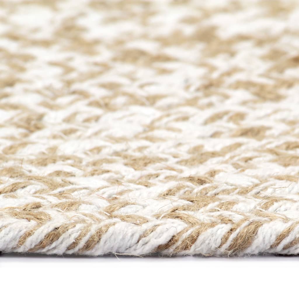 Vloerkleed Handgemaakt Jute En Naturel