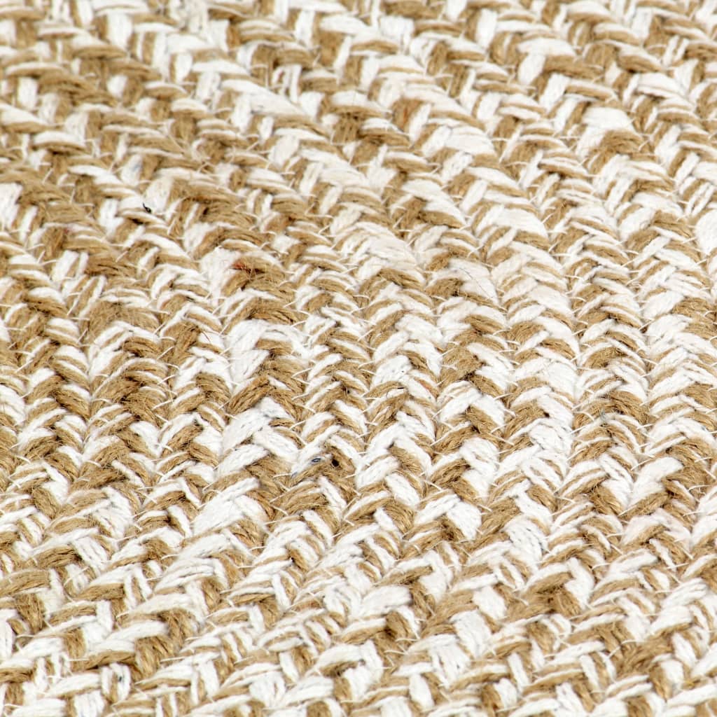 Vloerkleed Handgemaakt Jute En Naturel