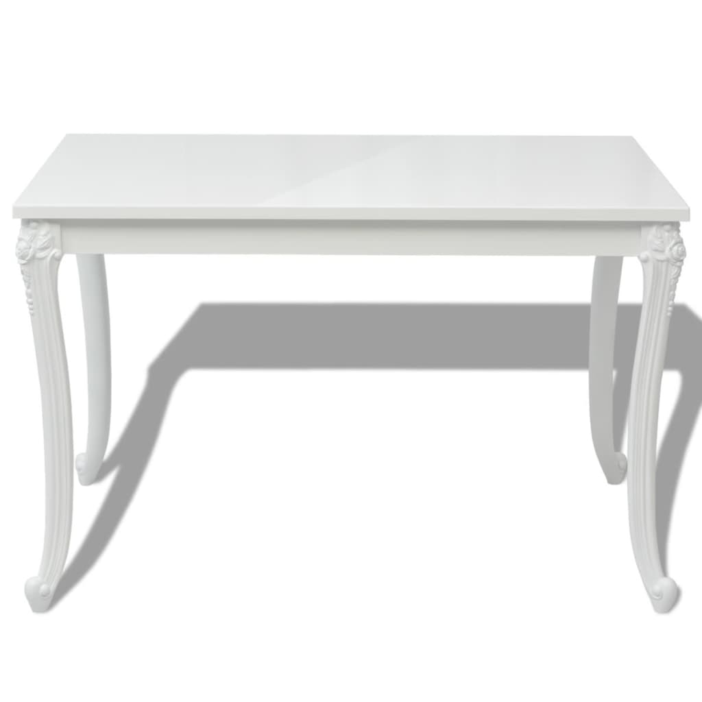 Eettafel Hoogglans Wit