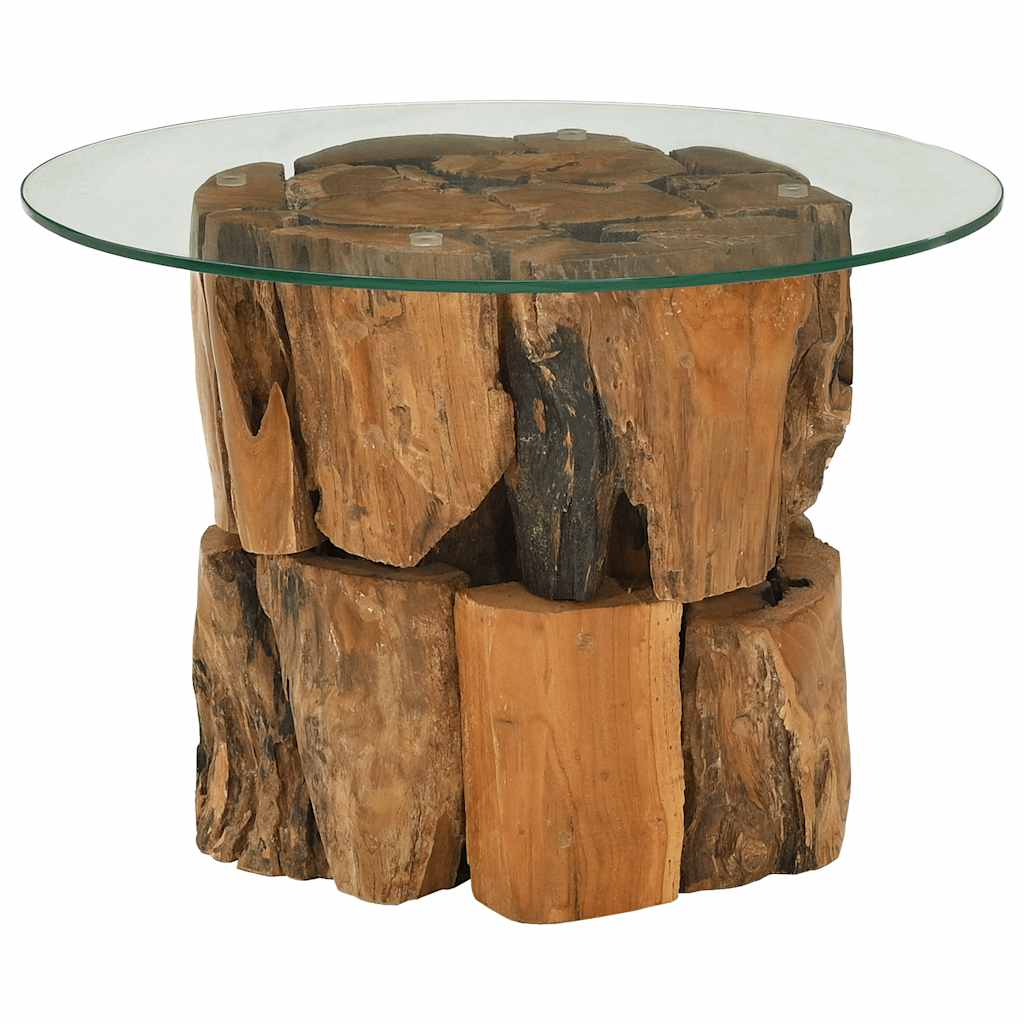 Salontafel 60 Cm Massief Teak Drijfhout