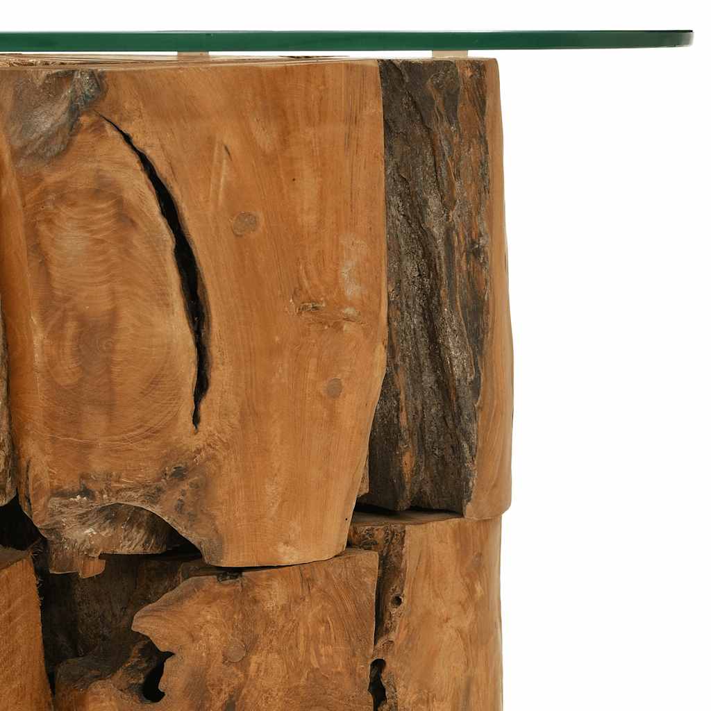 Salontafel 60 Cm Massief Teak Drijfhout