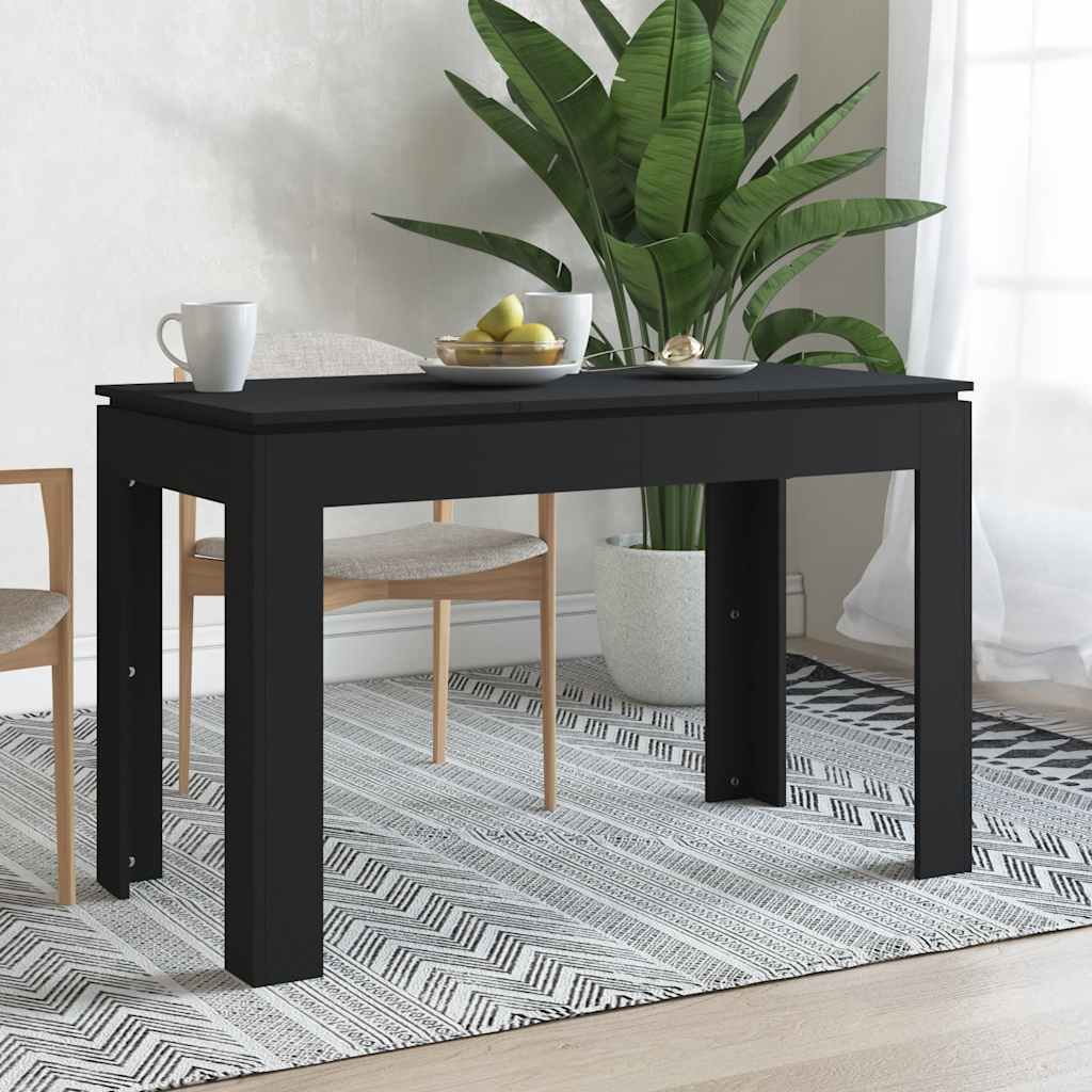 Eettafel 120X60X76 Cm Bewerkt Hout Kleurig
