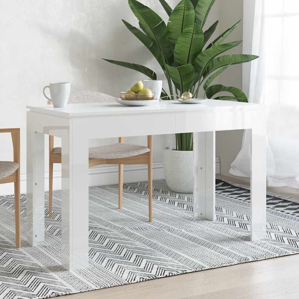 Eettafel 120X60X76 Cm Bewerkt Hout Kleurig