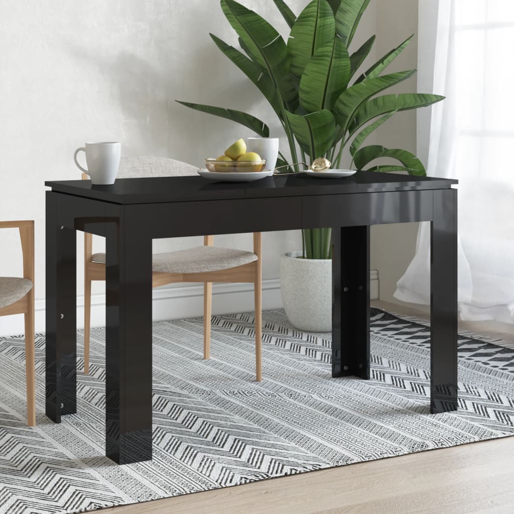 Eettafel 120X60X76 Cm Bewerkt Hout Kleurig