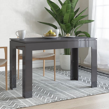 Eettafel 120X60X76 Cm Bewerkt Hout Kleurig