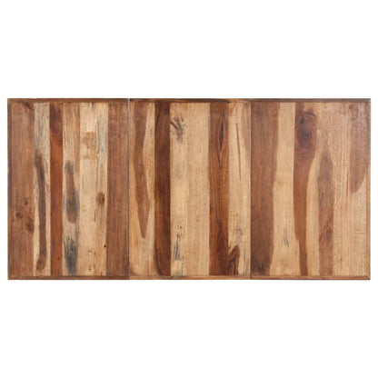 Eettafel Massief Hout Met Honingkleurige Afwerking