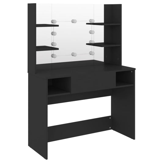 Kaptafel Met Led-Verlichting 100X40X135 Cm Mdf