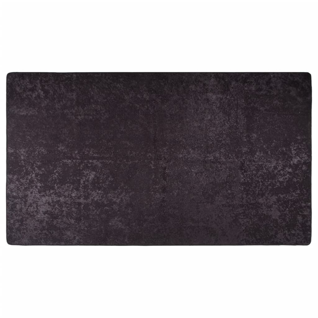 Vloerkleed Wasbaar Anti-Slip Kleurig Antraciet