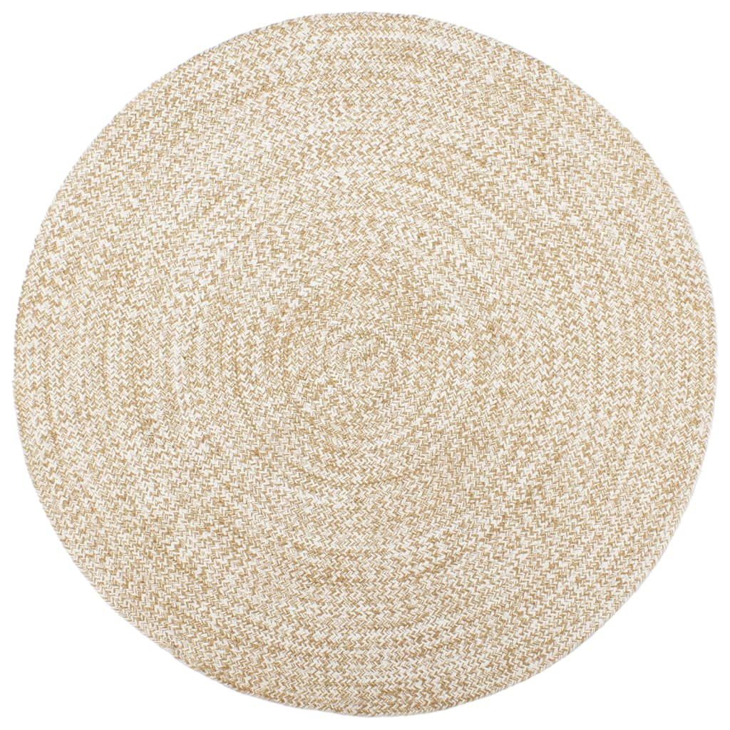 Vloerkleed Handgemaakt Jute En Naturel