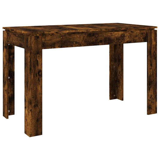 Eettafel 120X60X76 Cm Bewerkt Hout Kleurig