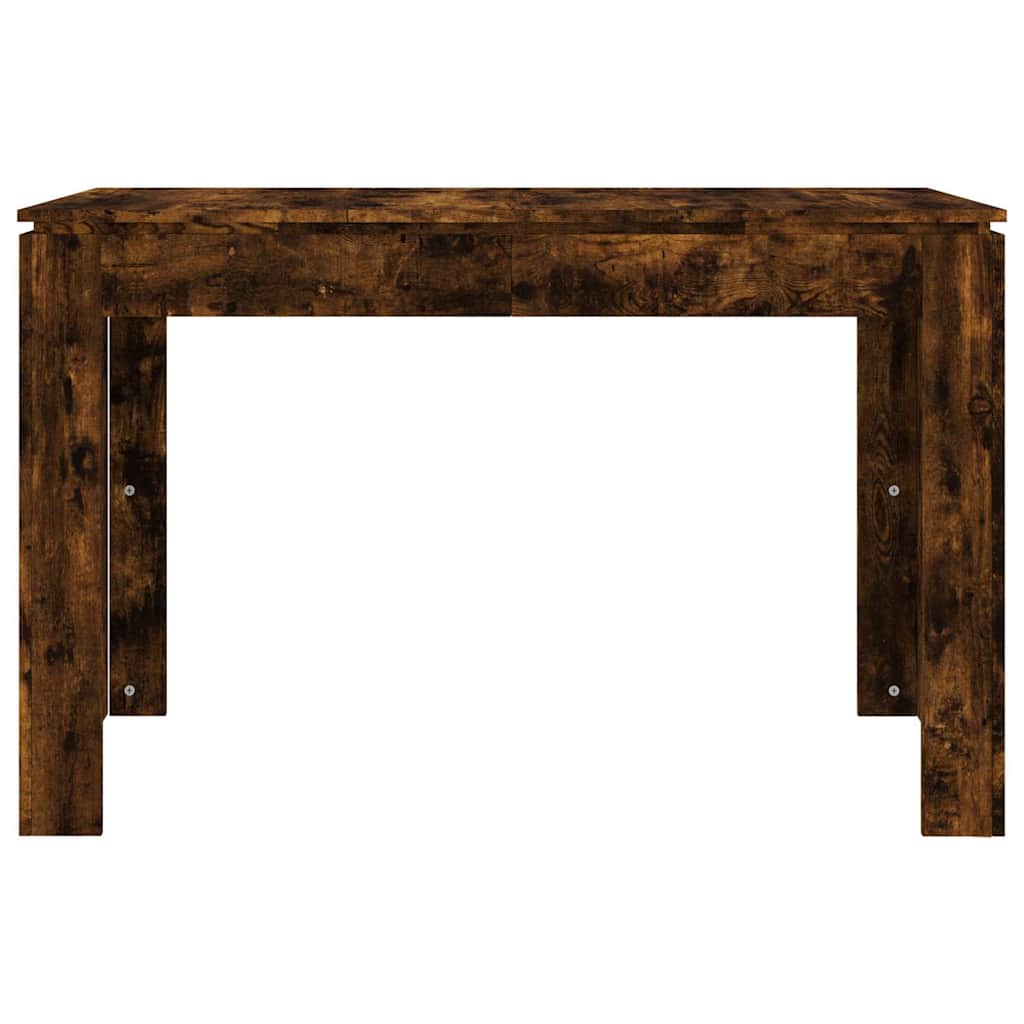 Eettafel 120X60X76 Cm Bewerkt Hout Kleurig