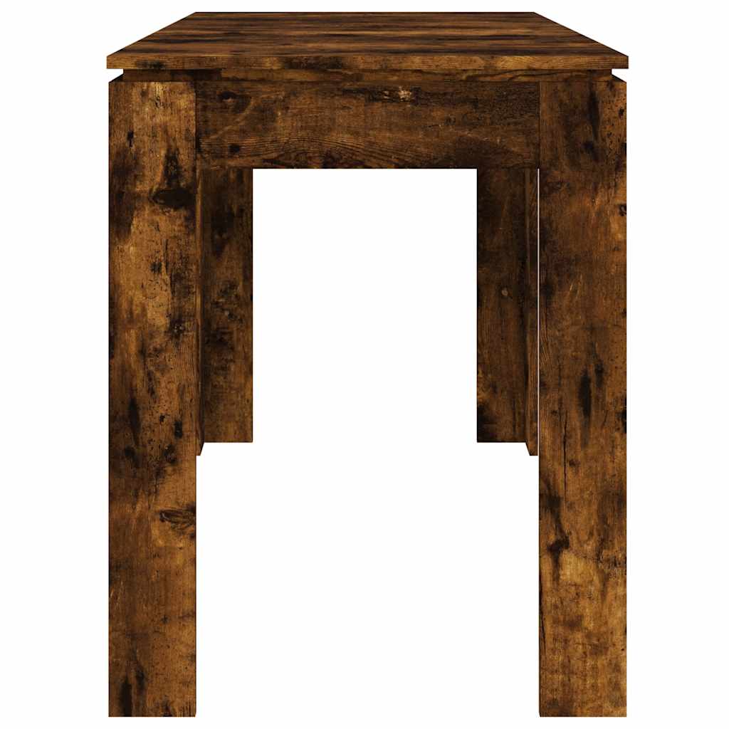 Eettafel 120X60X76 Cm Bewerkt Hout Kleurig