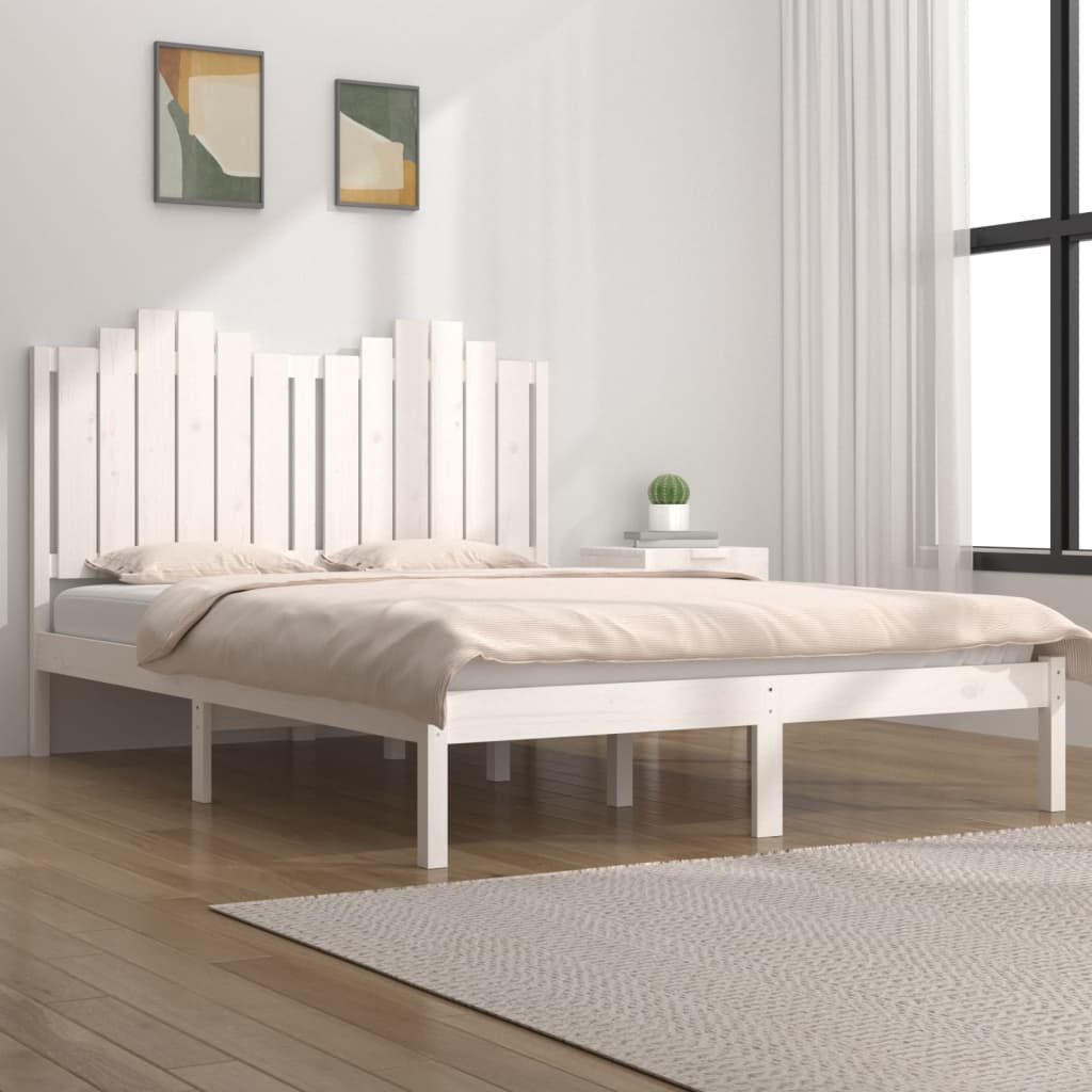 Bedframe Extra Lang Zonder Matras Massief Hout