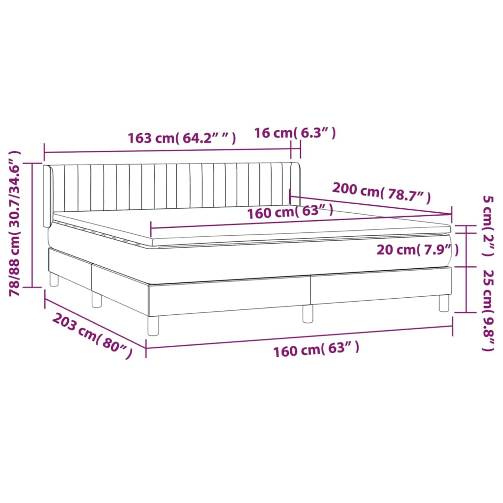 Boxspring Met Matras Stof