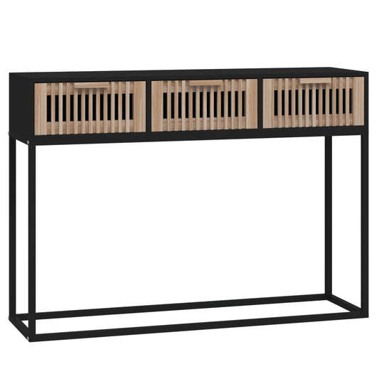 Wandtafel 105X30X75 Cm Bewerkt Hout En Ijzer