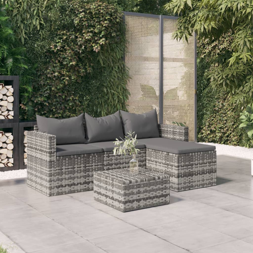 Loungeset Poly Rattan