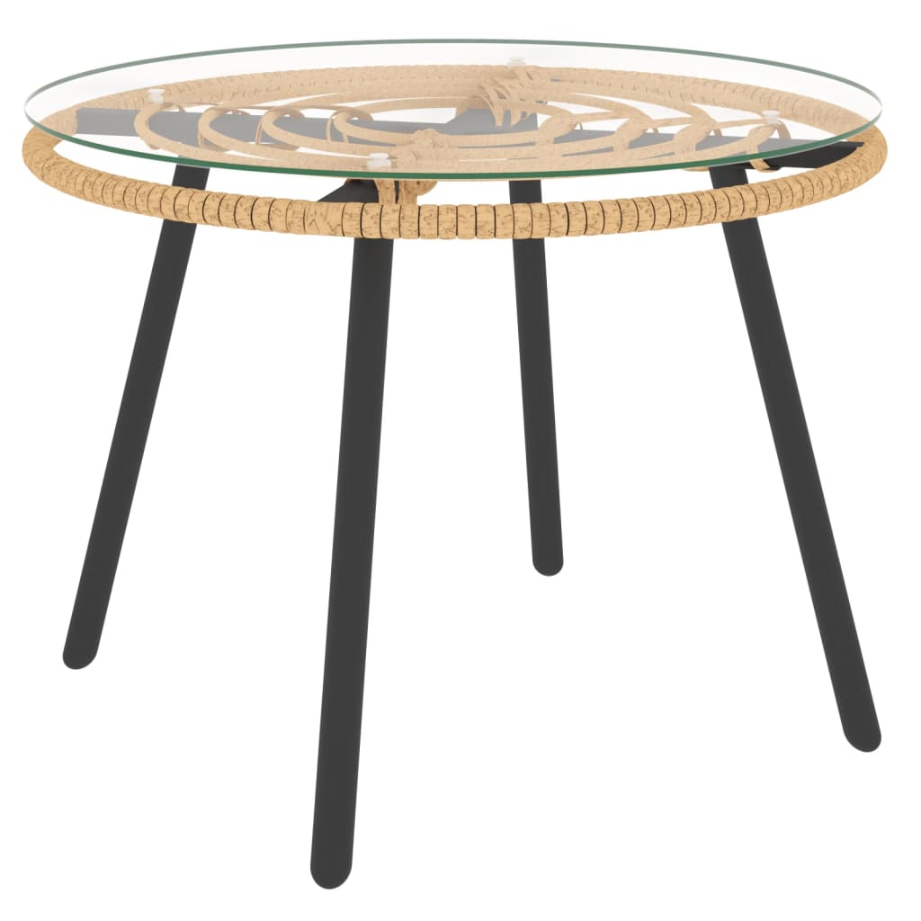 Loungeset Met Kussens Poly Rattan