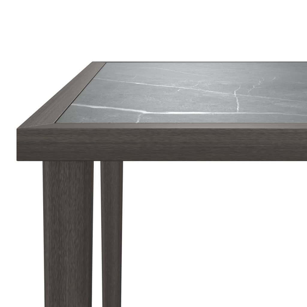 3-Delige Loungeset Met Kussens Poly Rattan Grijs