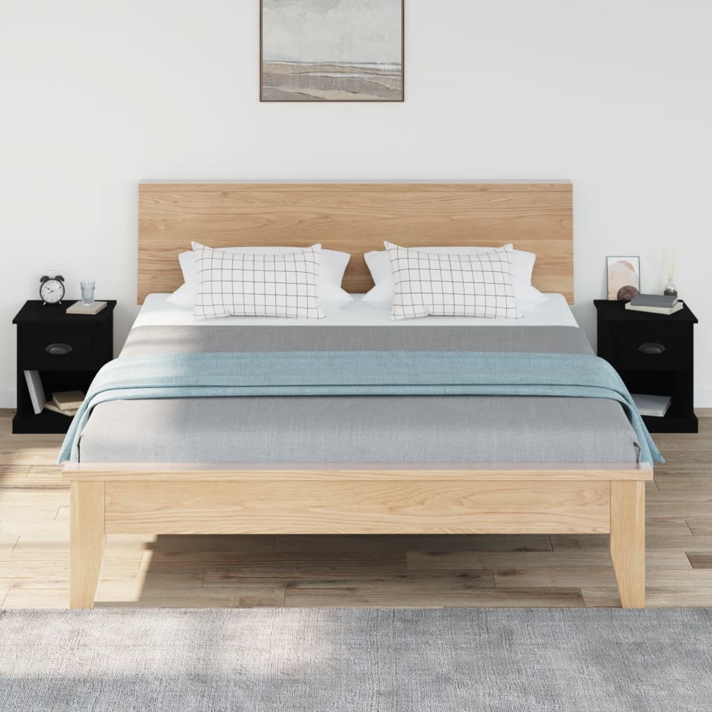 Nachtkastjes 39X39X47,5 Cm Bewerkt Hout
