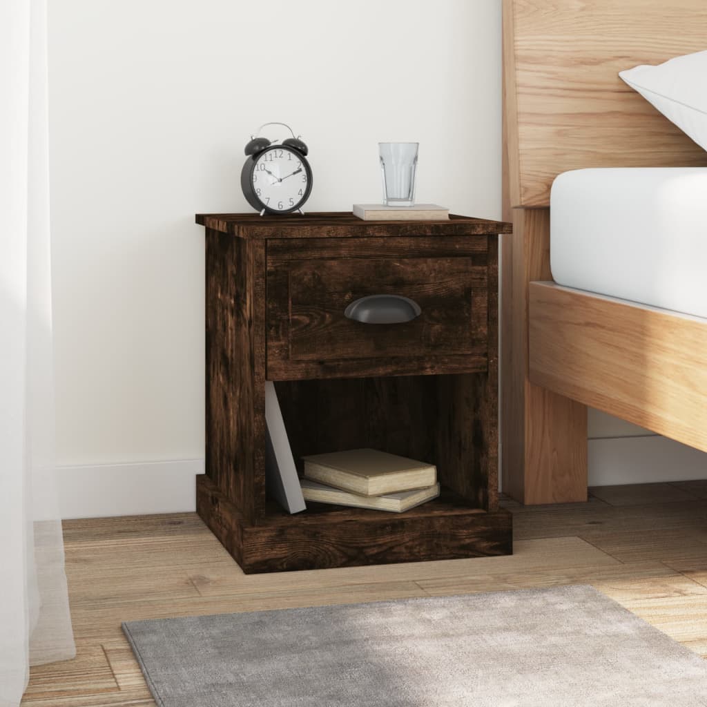 Nachtkastjes 39X39X47,5 Cm Bewerkt Hout