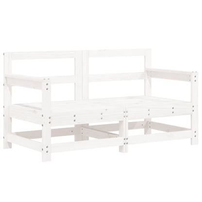 Loungeset Massief Grenenhout Wit