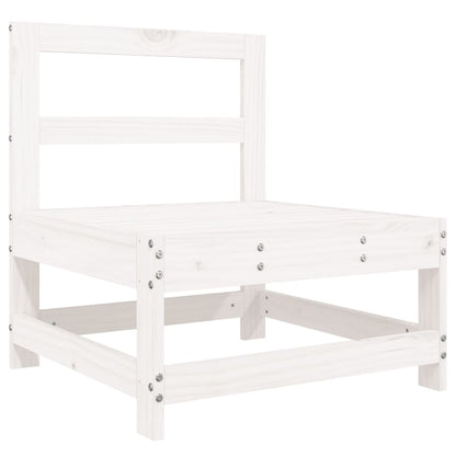 Loungeset Massief Grenenhout Wit