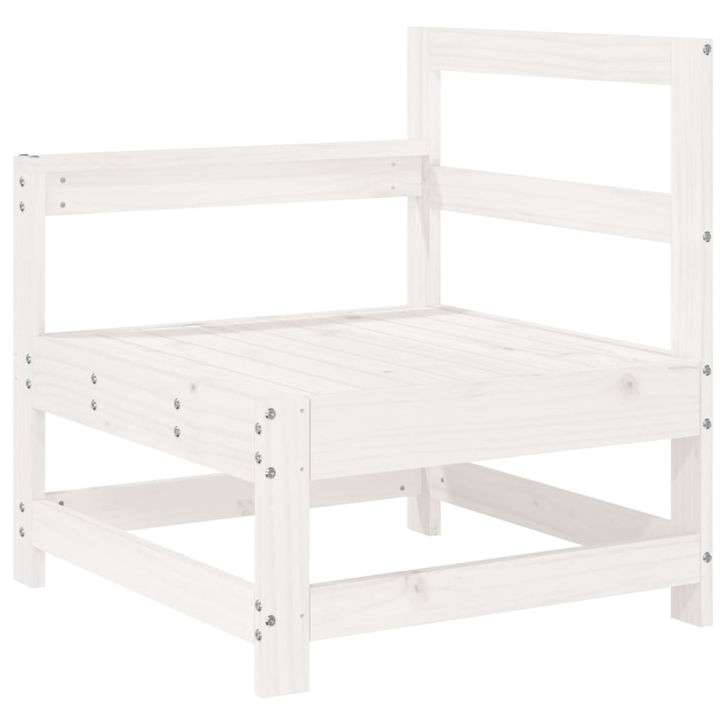 Loungeset Massief Grenenhout Wit