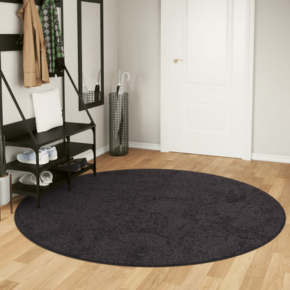 Vloerkleed Wasbaar Anti-Slip Kleurig Antraciet