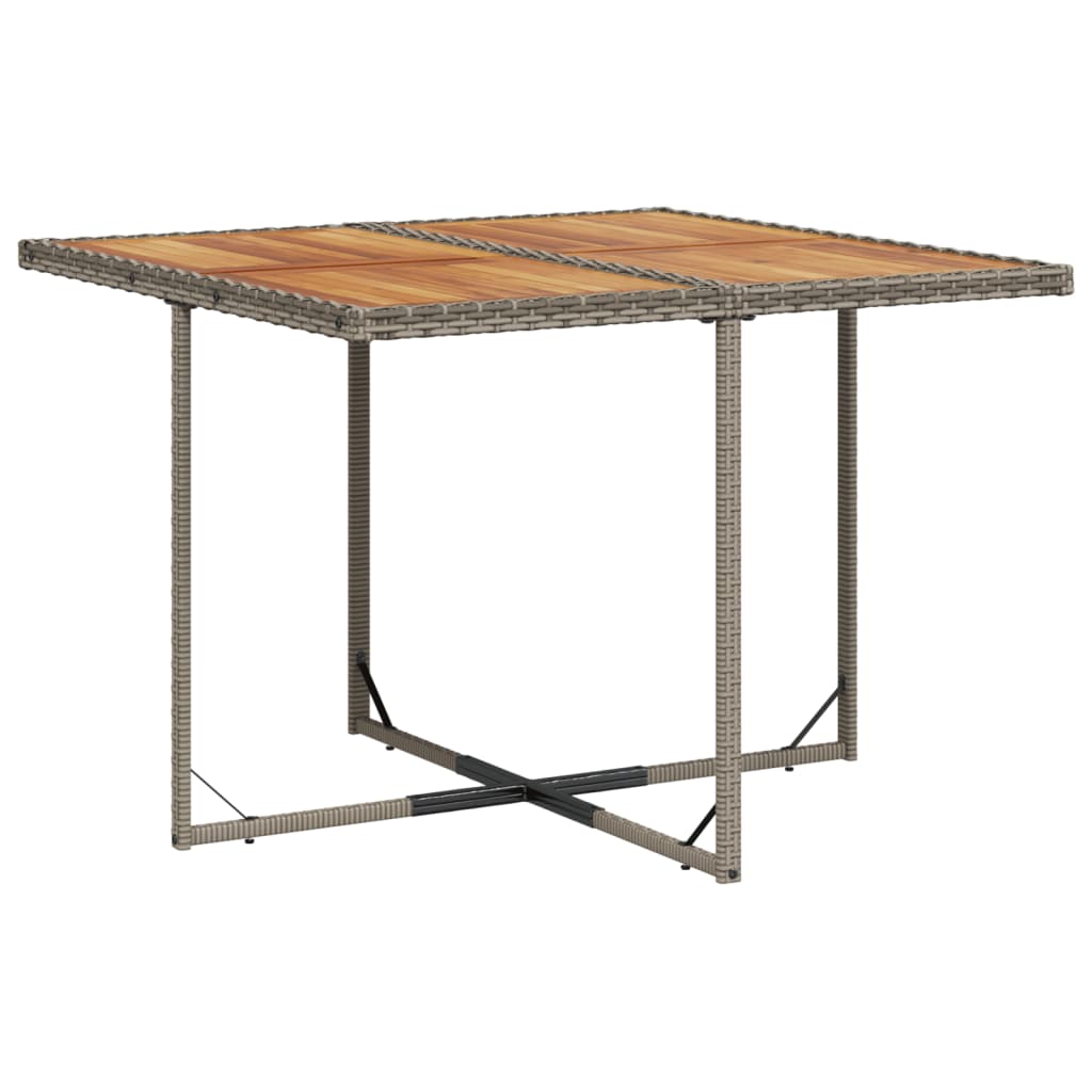 9-Delige Tuinset Met Kussens Poly Rattan