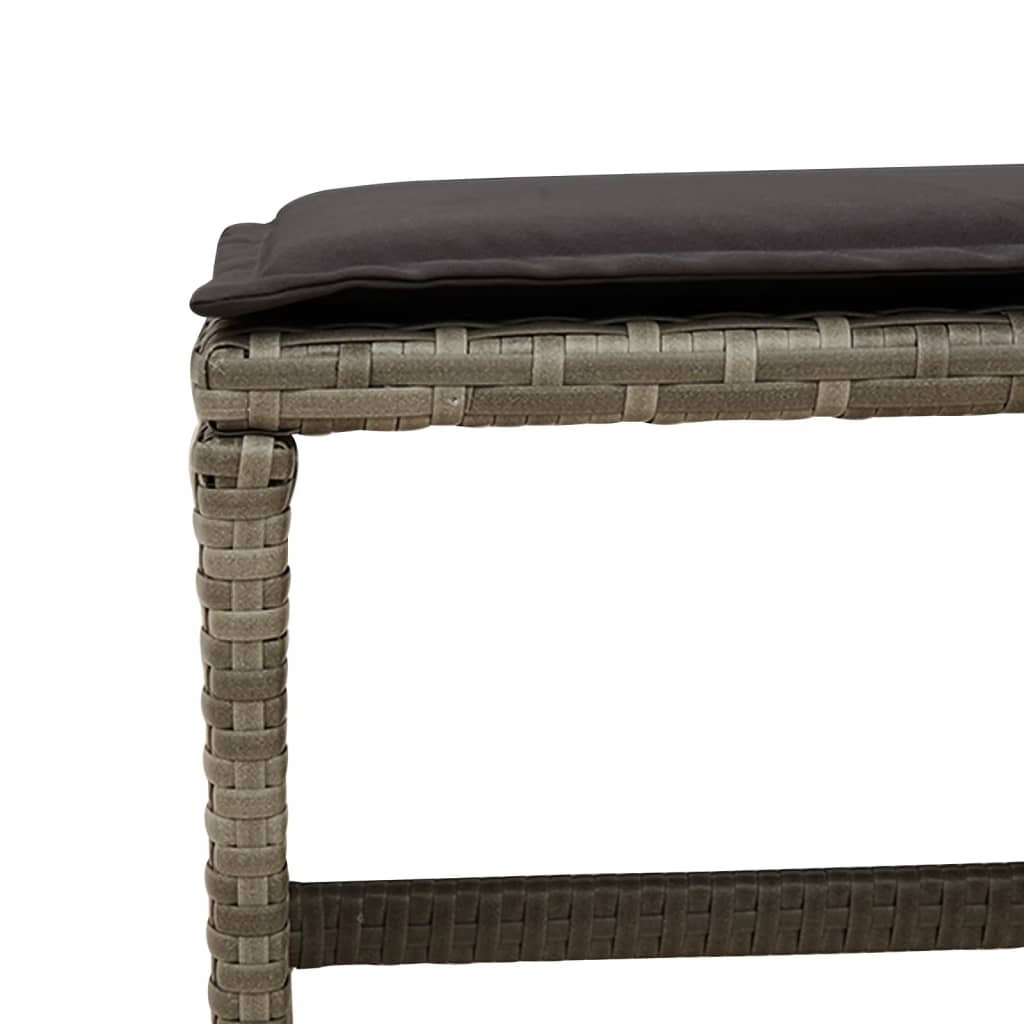 9-Delige Tuinset Met Kussens Poly Rattan