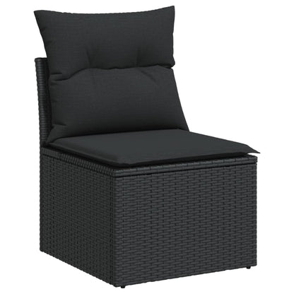 5-Delige Loungeset Met Kussens Poly Rattan
