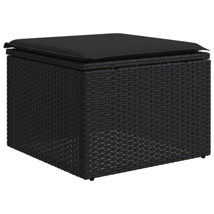 5-Delige Loungeset Met Kussens Poly Rattan
