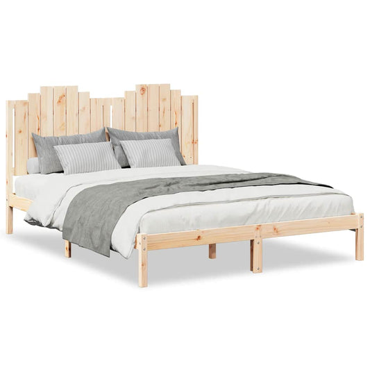 Bedframe Extra Lang Zonder Matras Massief Hout