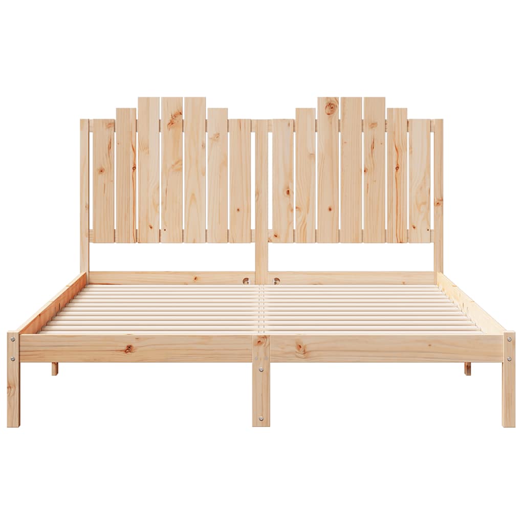 Bedframe Extra Lang Zonder Matras Massief Hout