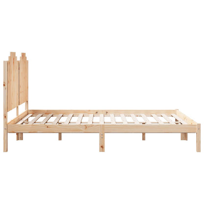 Bedframe Extra Lang Zonder Matras Massief Hout