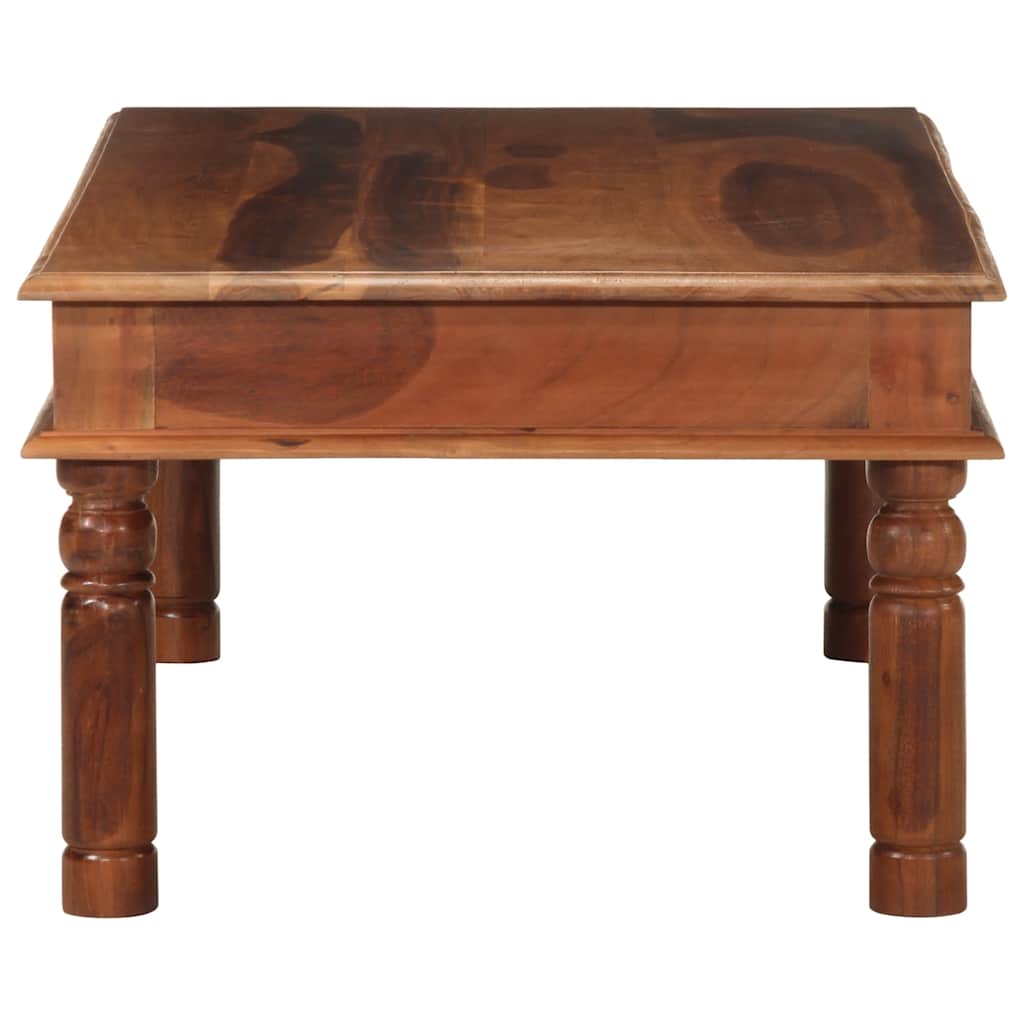 Salontafel 110X60X40 Cm Massief Acaciahout Wit
