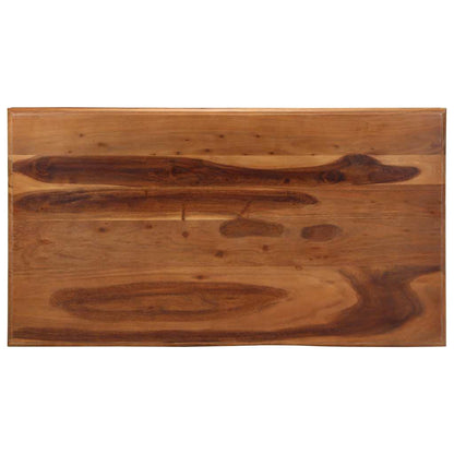 Salontafel 110X60X40 Cm Massief Acaciahout Wit