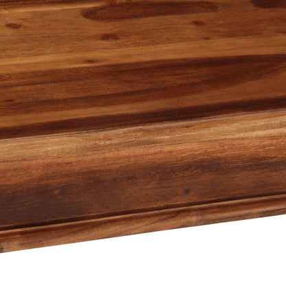 Salontafel 110X60X40 Cm Massief Acaciahout Wit