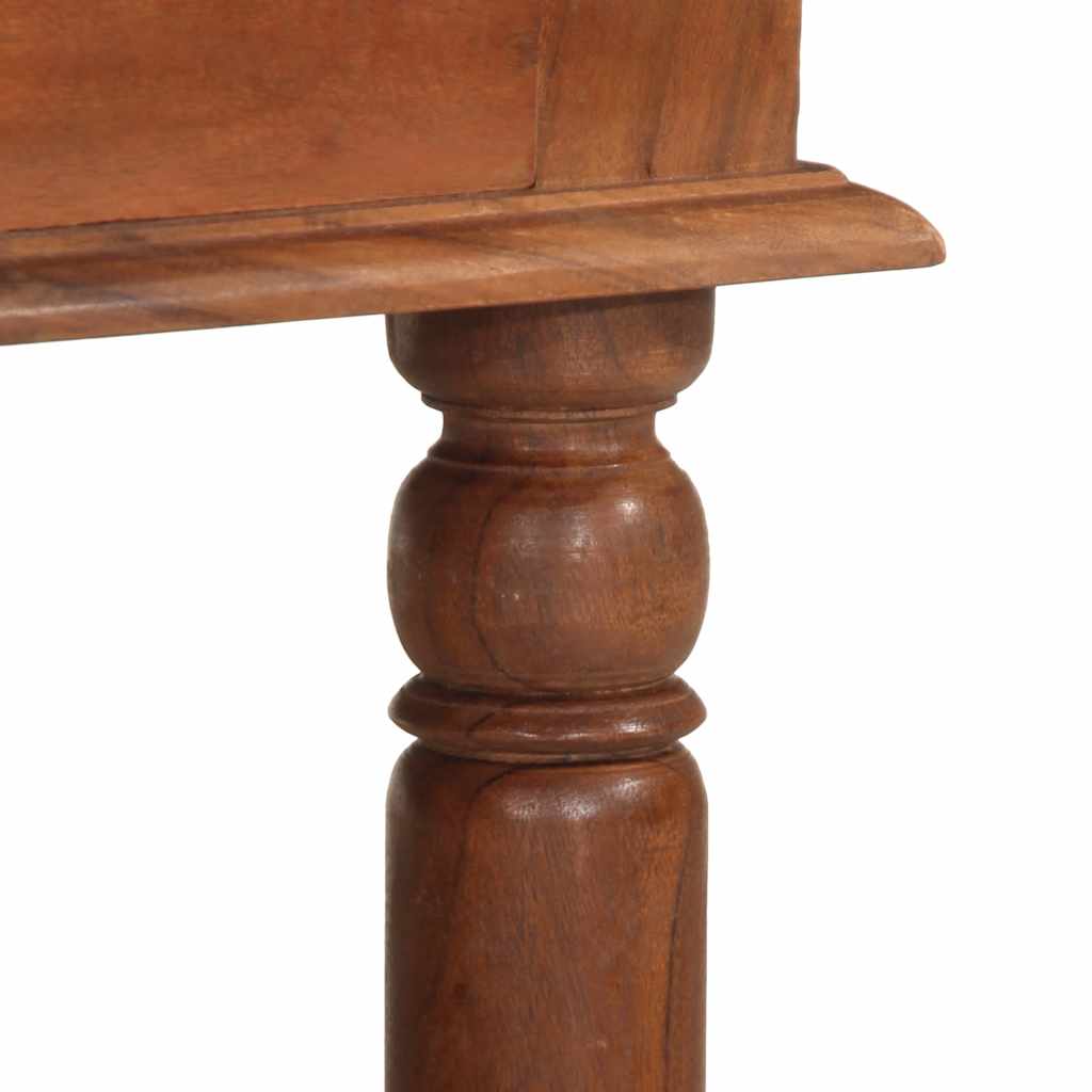 Salontafel 110X60X40 Cm Massief Acaciahout Wit