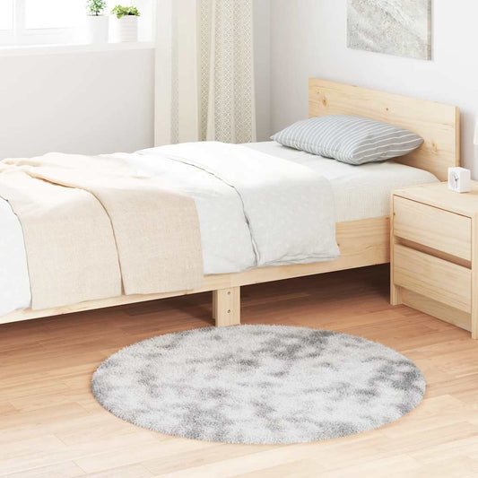 Hoogpolig Vloerkleed Navarra Polyester Lichtgrijs