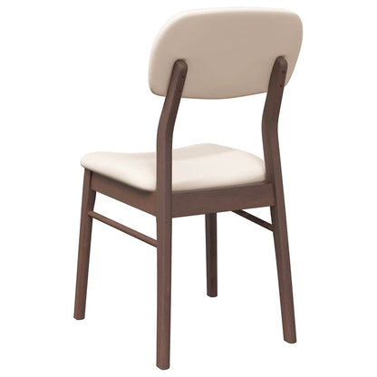 Eetkamerstoelen Met Kussens Massief Hout Rubber