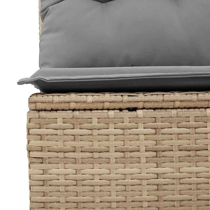 5-Delige Loungeset Met Kussens Poly Rattan