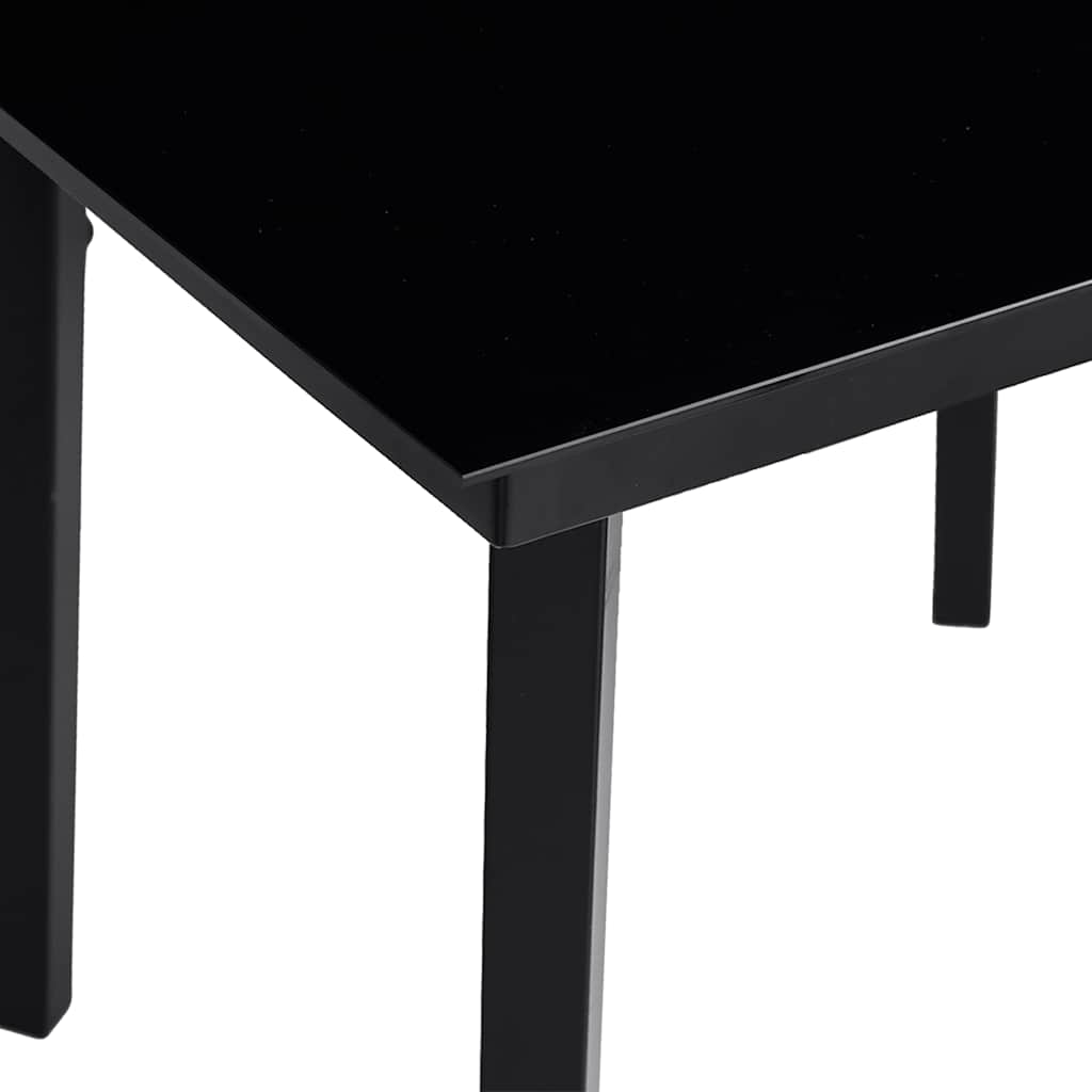 3-Delige Tuinset Met Kussens Poly Rattan Glas