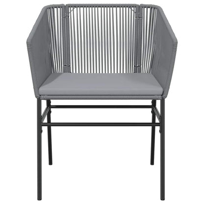 7-Delige Tuinset Met Kussens Poly Rattan Glas